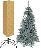 CHOINKA SZTUCZNA JAK ŻYWA PRAWDZIWA ŚWIERK SREBRNY 220 CM GĘSTA świerk kaukaski 201 - 220 cm zielony