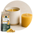 Wosk pszczeli do świec 1 kg - wosk do świec, kostka, czysty wosk POLSKI beeswax, surowiec do rękodzieła, złota barwa