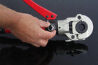 Praska zaciskarka do RUR PEX hydrauliczna matryce v+u+th 15-32MM + walizka instalacje wodne i grzewcze, ręczna