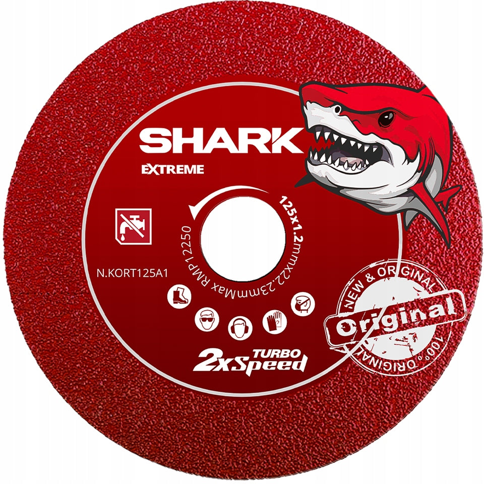 Tarcza diamentowa SHARK Extreme do wcięć precyzyjnych i szlifowania 125mm z 755 sztuk