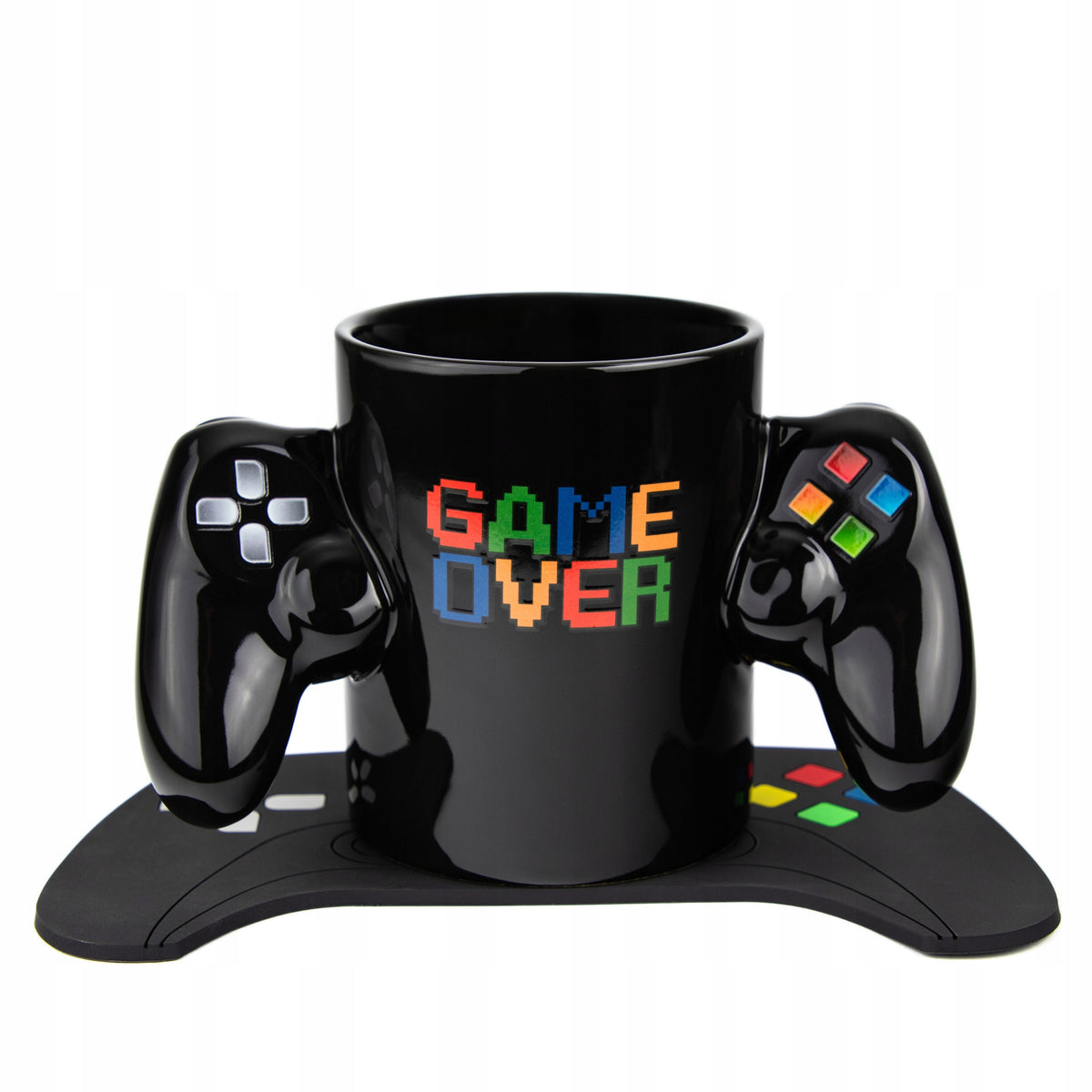 Kubek gracza gamingowy gamera PAD game over 3d +podkładka, zestaw fana gier prezent dla miłośnika rozrywki