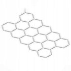 Hexagon Lampa LED 523x301 cm XXL Sufitowa Panel Oświetlenie Do Garażu plafon warsztatowy zimna biel czarny 128 w