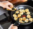 Patelnia głęboka TEFAL UNLIMITED 26cm TYTANOWA G2550572 do smażenia i duszenia, powłoka nieprzywierająca, na indukcję
