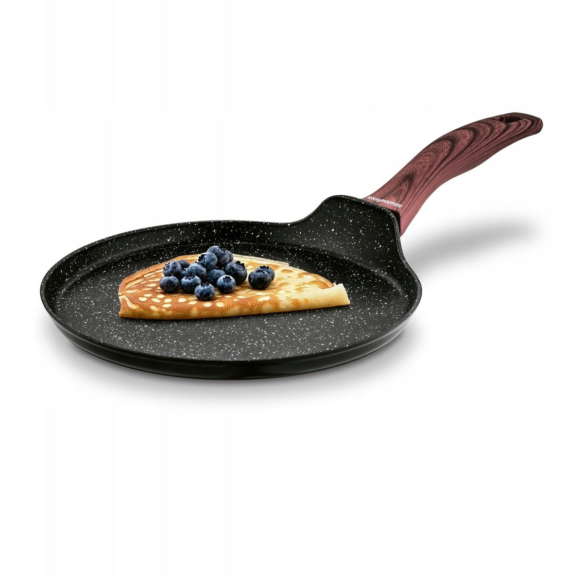 PATELNIA do NALEŚNIKÓW Indukcja PANCAKES GAZ Konighoffer Arte 24cm do placków i omletów, powłoka nieprzywierająca, na