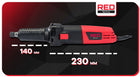 SZLIFIERKA PROSTA TRZPIENIOWA PALCOWA 6MM FREZARKA 1500W REGULACJA 27000RPM narzędzie warsztatowe, zasilanie sieciowe