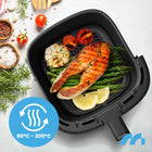 Frytkownica beztłuszczowa 7l 1800W AIR fryer duża okienko frytownica tacki czarny