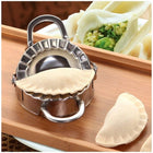 Forma do pierogów maszynka wykrojnik 10,5cm KH2190 do uszek i ravioli, metalowa składana, można myć w zmywarce