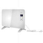 GRZEJNIK ELEKTRYCZNY konwektorowy SZKLANY PANEL energooszczędny 1000W WiFi 600 mm 380 mm grzewcza biały