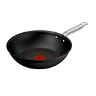 TEFAL Experience wok 28cm INDUKCJA nieprzywierająca powłoka FusionCore patelnia głęboka do piekarnika