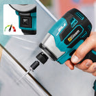 688Nm bezszczotkowa wkrętarka udarowa 1/4 ''wkrętarka elektryczna zakrętarka akumulatorowa do śrub M8, 18 V, 7200