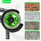 Diamentowe tarcze garnkowe X3 zestaw 125mm do szlifowania betonu segmentowe cegła, ceramika, kamień, gazobeton, otwór