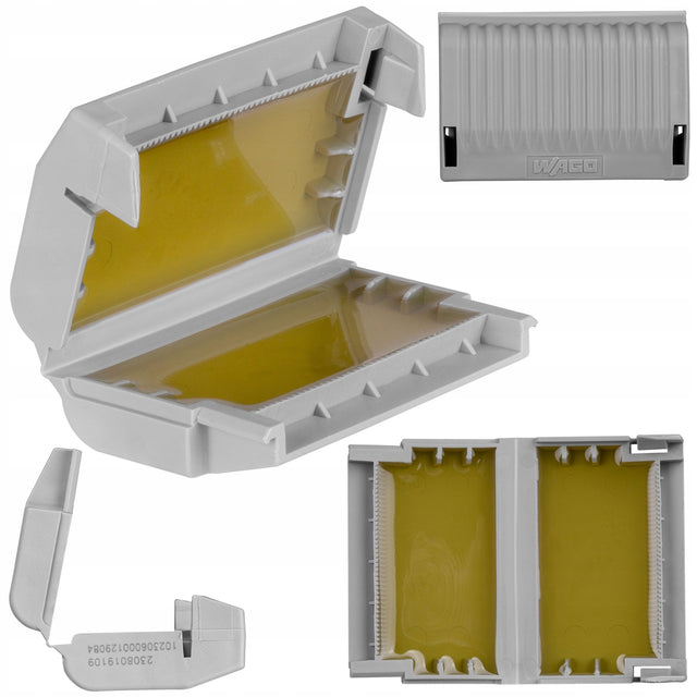 Wago gelbox osłona żelowa IPX8 mufa kablowa do złączek 4 mm² 207-1333 1szt puszka hermetyczna, wodoodporne łączenie przewodów, 450 V 41 a