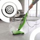 MOP parowy wielofunkcyjny duża MOC 1300W nakładki + 10 wymiennych końcówek parownica do podłóg, czyszczenie parą