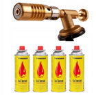 PALNIK GAZOWY MOSIĘŻNY X 2 CERAMICZNY GAZ x 4 KARTUSZ TIROSS LUTOWNICA 1300 W