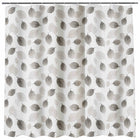 Zasłonka prysznicowa łazienkowa mleczna w liście 180x200 peva stylowa 180x200cm 180 cm biały